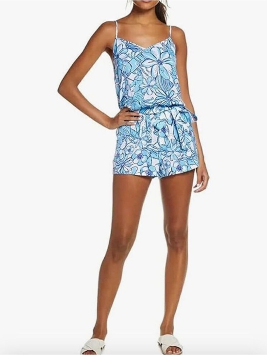 Lilly Pulitzer Pants - LILLY PULITZER BLUE PRINT ROMPER